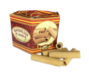 MINI BARQUILLOS DE CANELA ESTUCHE HEXAGONAL 120g