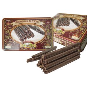 LATA BARQUILLOS AL CACAO 250g