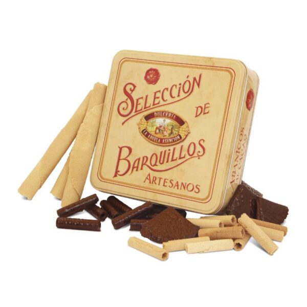 Selección barquillos artesanos. Lata de 285 gr.