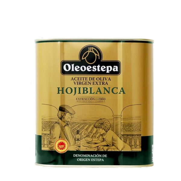 lata 2.5 litros aceite de oliva virgen extra hojiblanca oleoestepa marca estepa