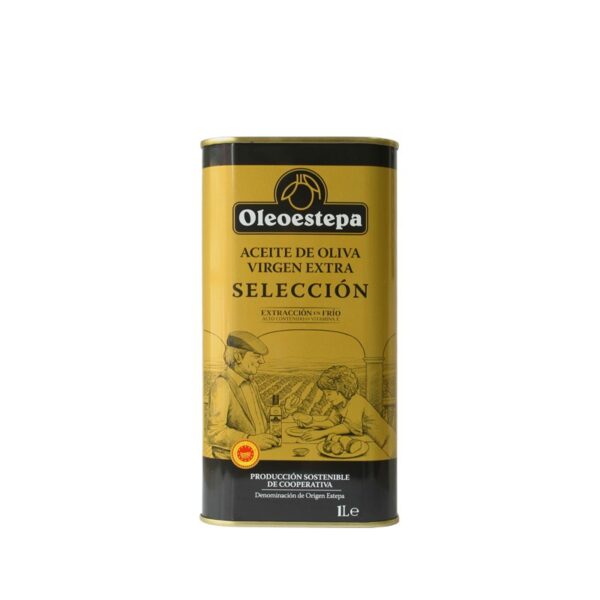 lata 1 litro aceite de oliva virgen extra oleoestepa seleccion marca estepa